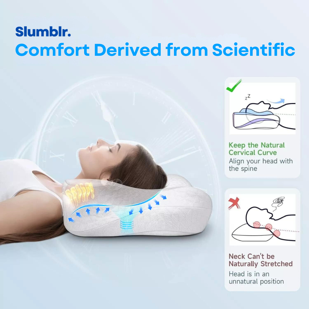 Slumblr® Contour Pillows 2.0: Elevated & Enhanced Thickness