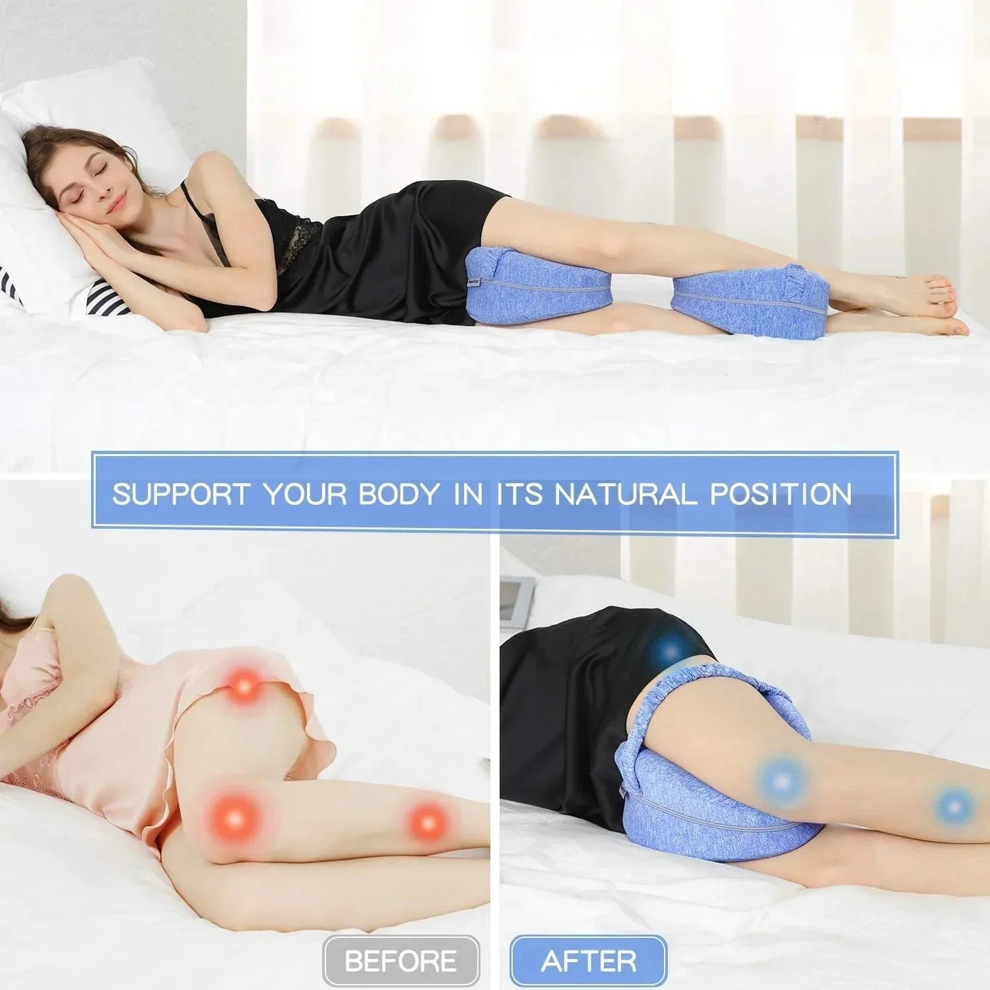 Slumblr® Memory Foam Leg Support Pillow